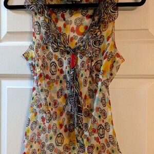 Faz2ae Nichols sheer top
